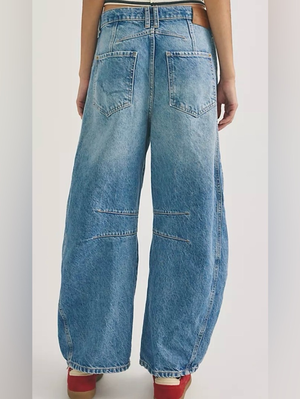 We The Free Light Blue Wide-Leg Flare Jeans - Picture 2 of 14